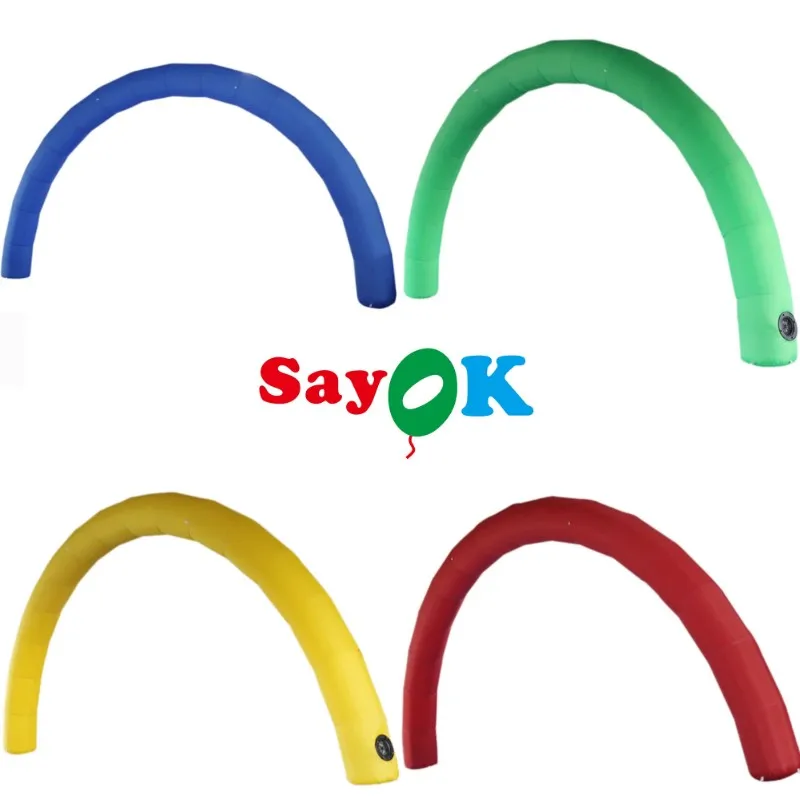 SAYOK 6m Inflatable Start Finish Arch Inflatable Archway Sports Running Arch for Event Advertising Promotion Sports Games