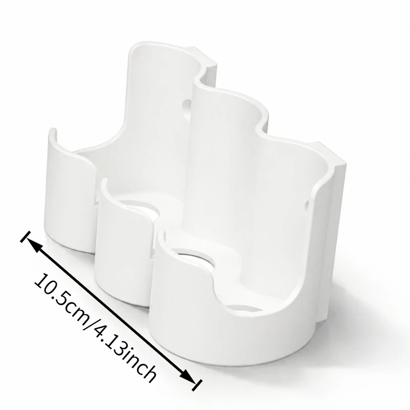 Multi-functional Drink Bottle Desktop Storage Rack, 3 Slots Tabletop Container Holder for Desk Mini Daily Accessories Organizer