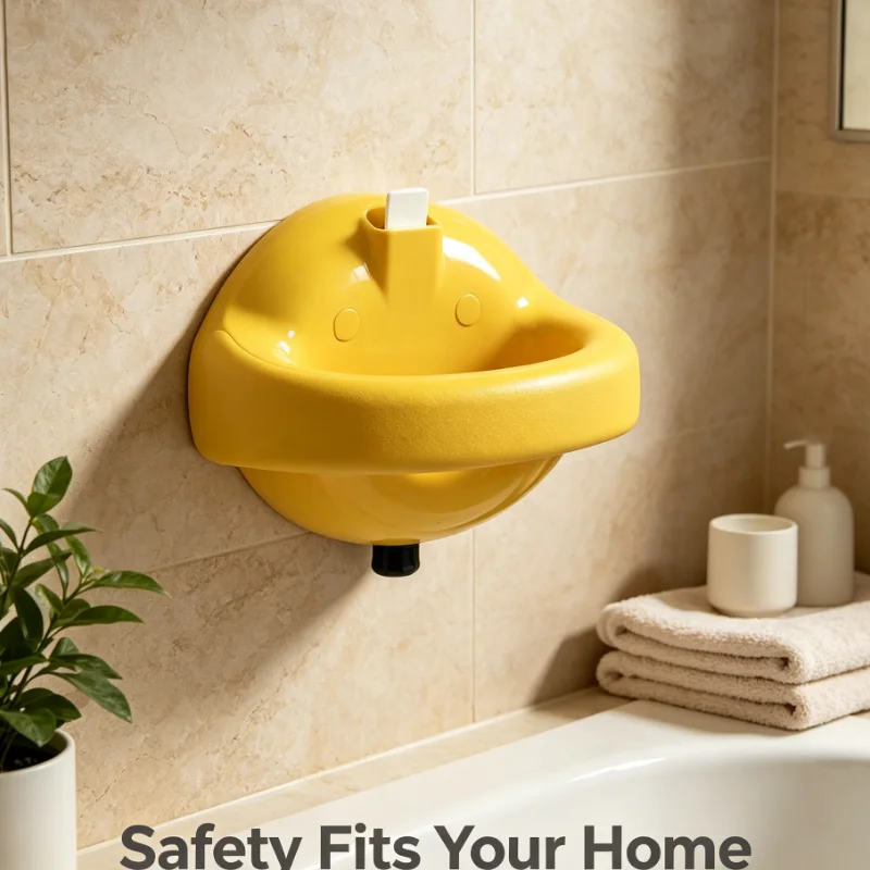 Wall Mounted Bathroom Safety Grab Bar Non Slip Assist Handle For Toilet Shower Bathtub Stability Support