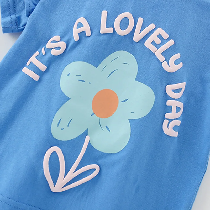 مجموعة ملابس منزلية صيفية كاجوال للفتيات من Malwee طقم ملابس منزلية من القطن مطبوع عليه رسوم متحركة أنيمي من القماش الناعم المريح للأطفال...