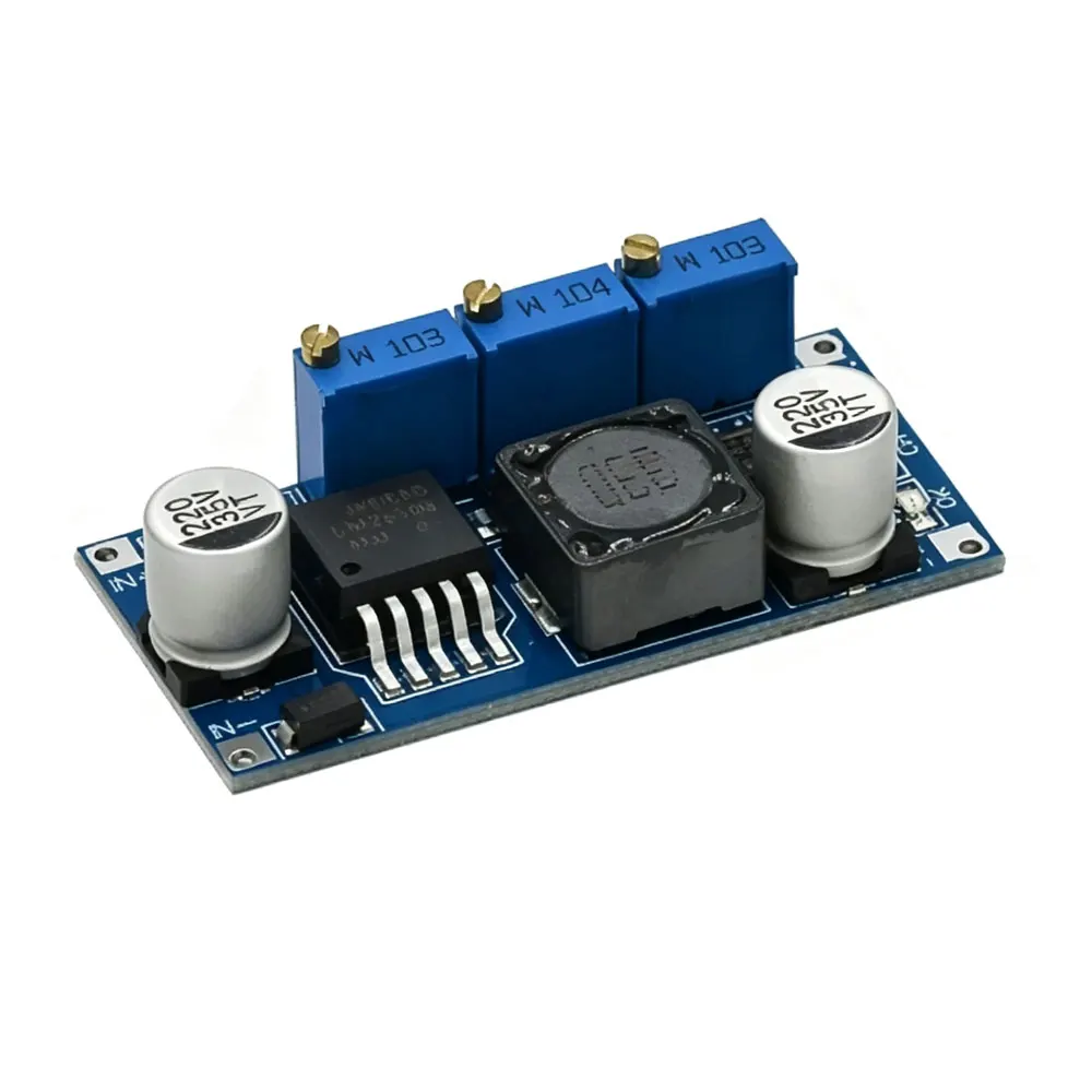 1pcs LM2596S DC-DC Constant Current Module LM2596 DC-DC 7V-35V Step-down Adjustable CC/CV Power Supply Module