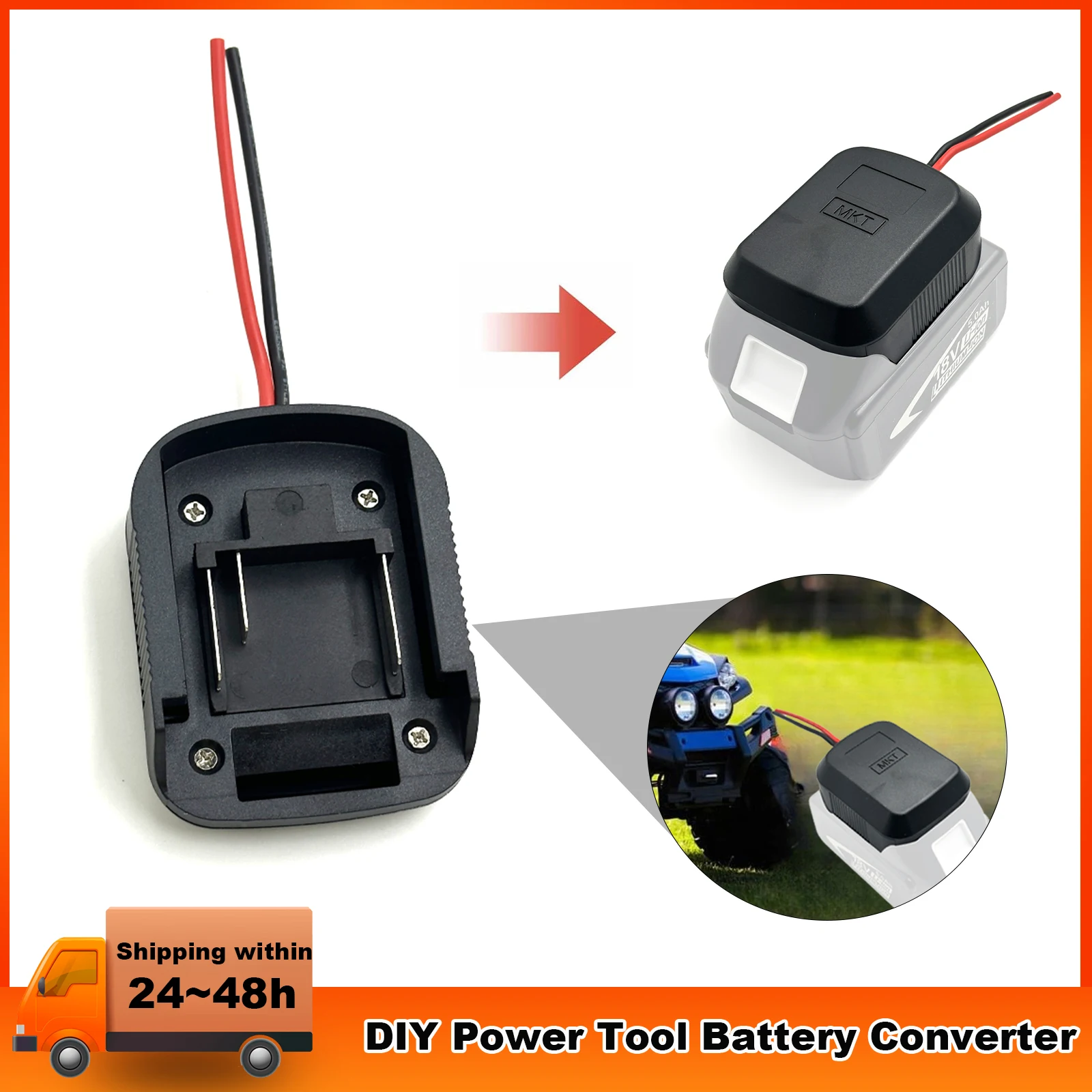Akku-Adapter-Konverter für Makita 18 V 20 V Li-Ion-Akku, DIY-Elektrowerkzeug-Akku-Konverter