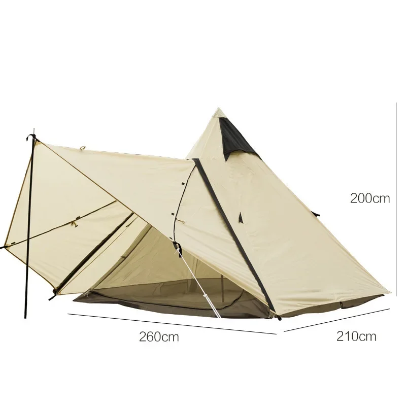 Luxury Canopy Tents Outdoor Glamping Teepee Indian Cotton Canvas Camping Tipi Tent