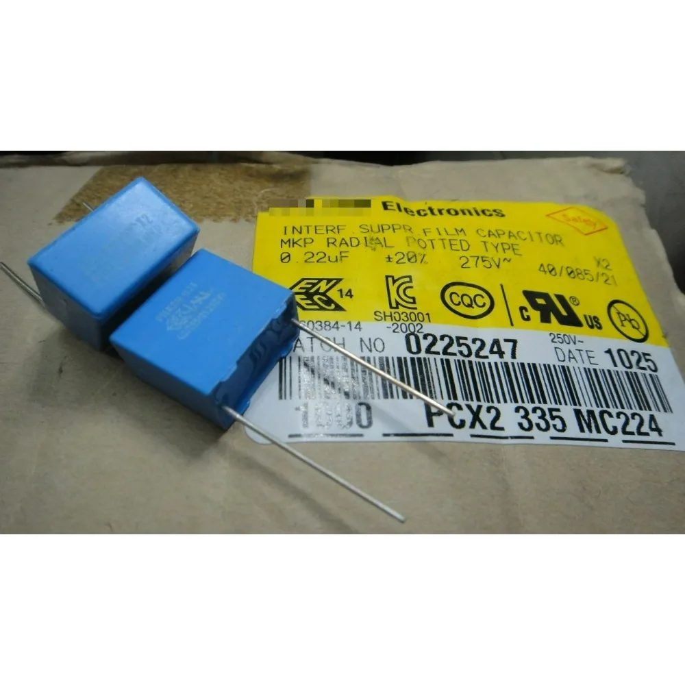

10PCS MKP 0.22uf/275vAC 220nf u22 224 new 15mm film capacitor