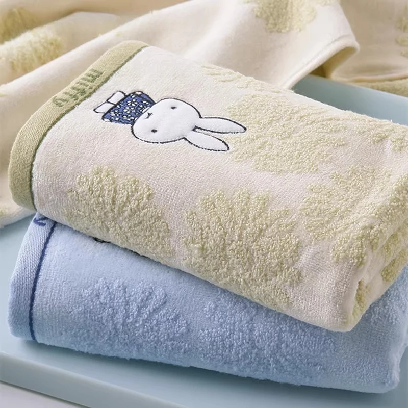 

Cartoon Miffy Towel Bathroom Kitchen Soft Comfortable Face Towel Student Dormitory Absorbent Soft Face Towel Christmas Gift