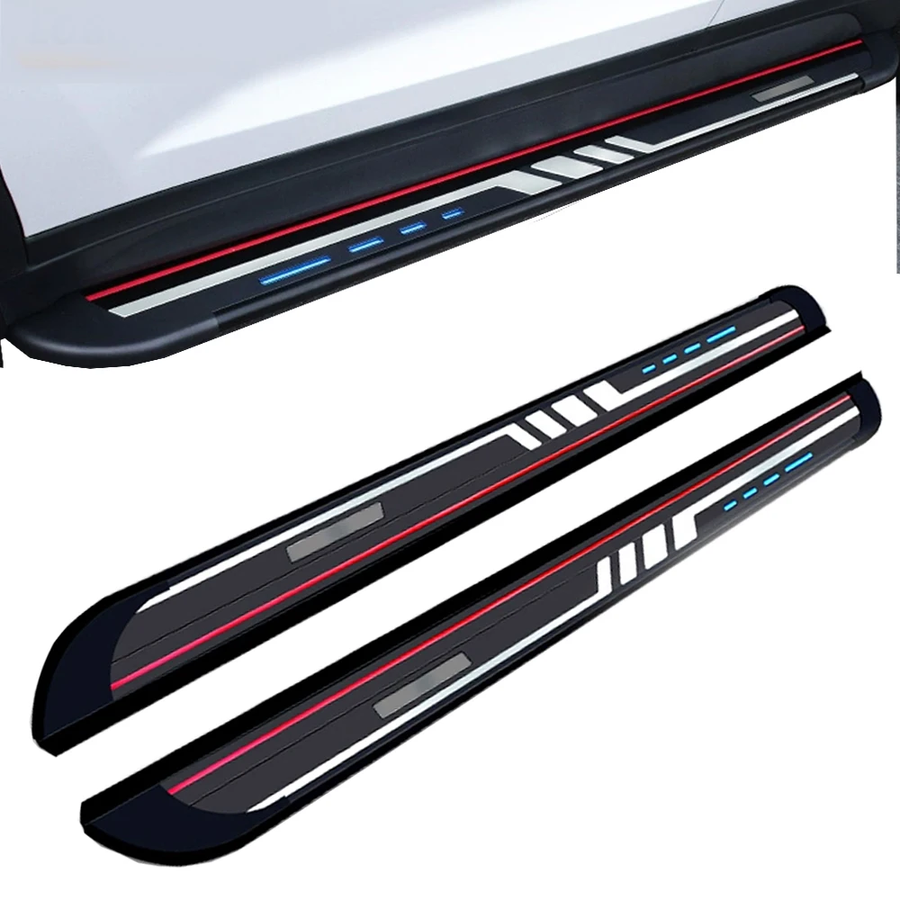 Barre gradini in alluminio per pedane Rivian R1S 2025 Pedale passo laterale senza accessori di perforazione