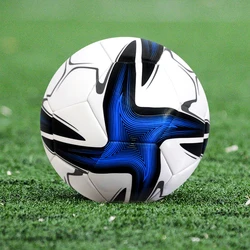 Pelotas De fútbol De alta calidad, tamaño oficial 5, Material De PVC, equipo De portería sin costuras, juego De partido al aire libre, balón De entrenamiento De fútbol