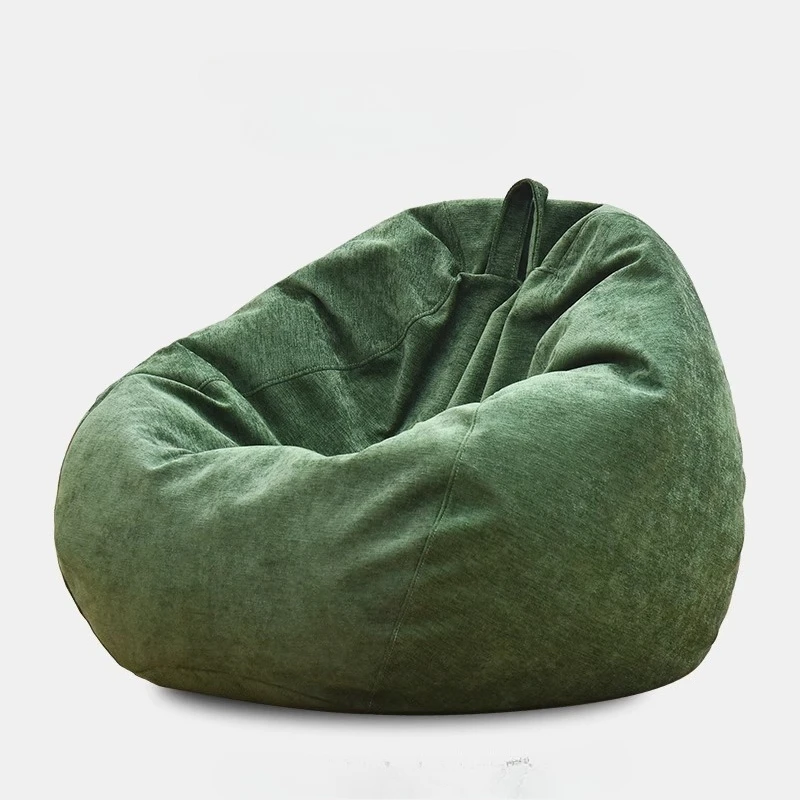 リビングルームの装飾ビーンバッグソファ、ヨーロッパ風ラウンジ、ホームベッドルームビーンバッグソファ、快適なコーナーパフ、詰め物入り家具