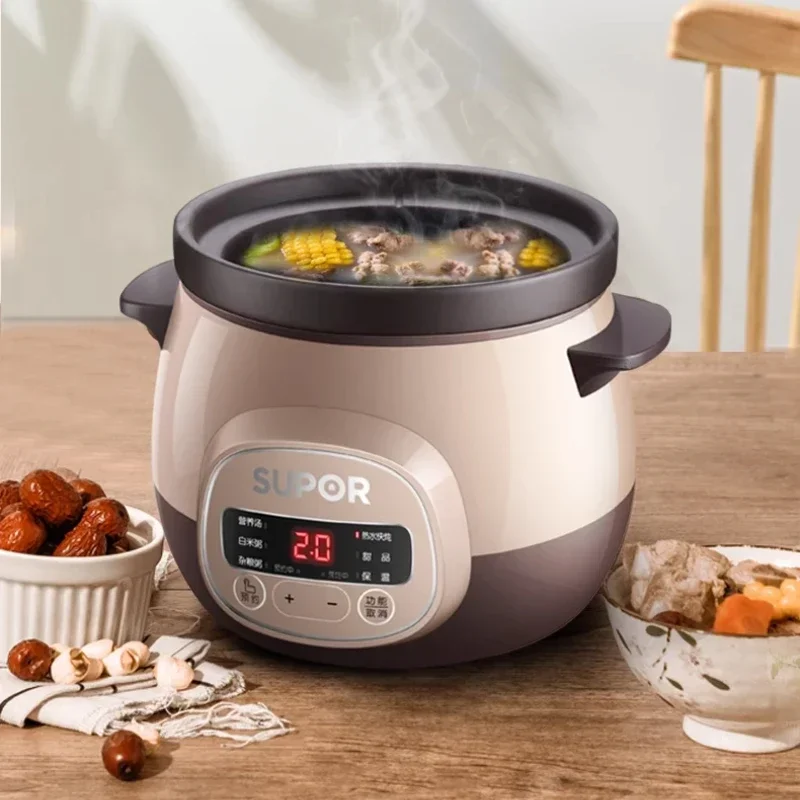 Electric stew pot household soup pot porridge small stew pot automatic baby ceramic health small stew 1 to 2 people