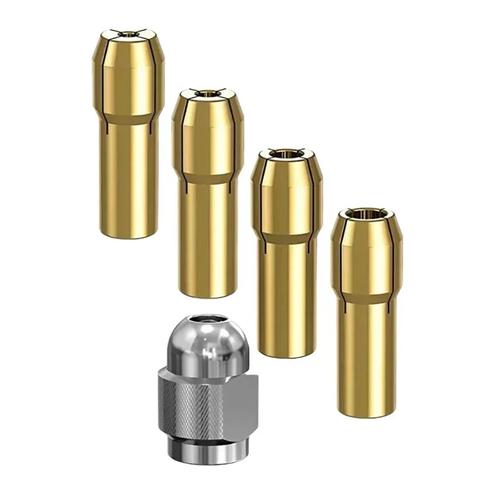 DIY Projects Brass Rotary Tool Nut Brass Collet Chuck Secure Fastening Versatile Size Range Wide Range Of Drill Bit Sizes