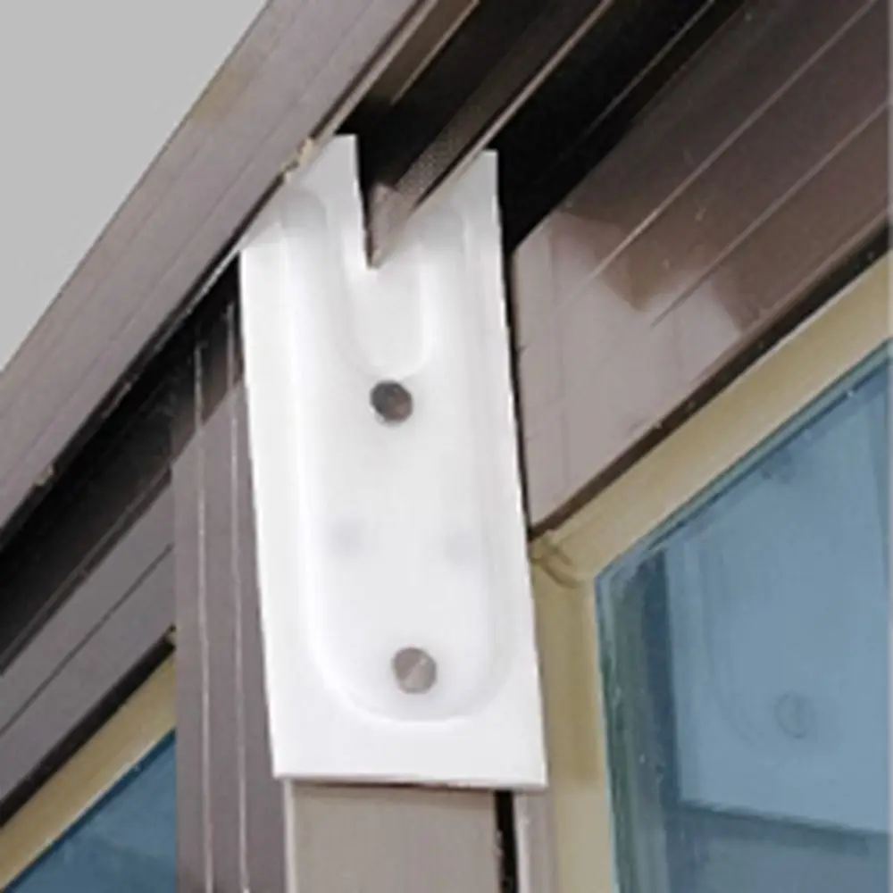

4Pcs Durable Plastic Windproof Block Self-adhesive Window Sealing Block Push-pull Window Buffer Sliding Window