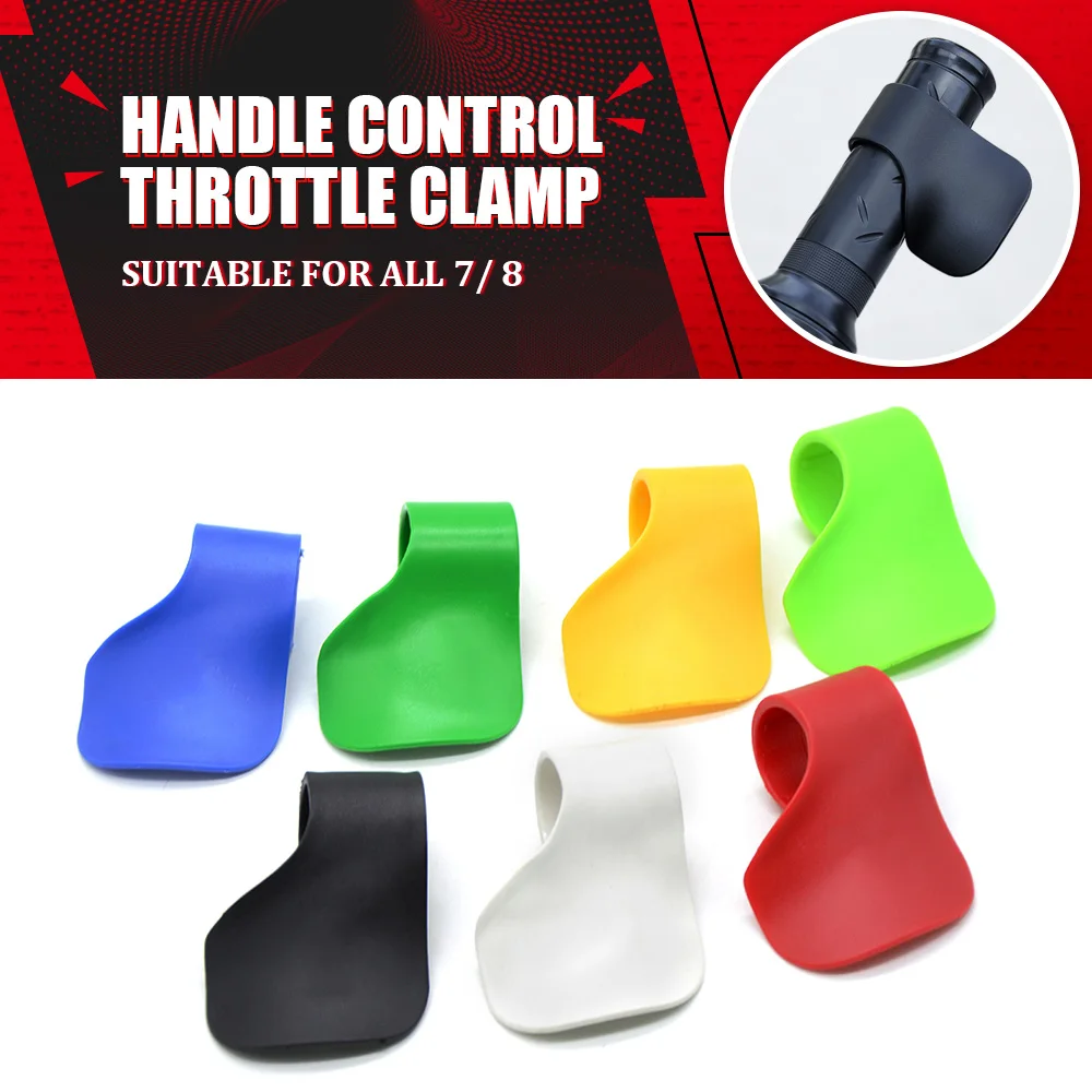 

For 7/8" Universal Motorcycle Throttle Booster Handle Clip Grips Assist Wrist Rest Cruise Throttle Aid Control Clamp Grip