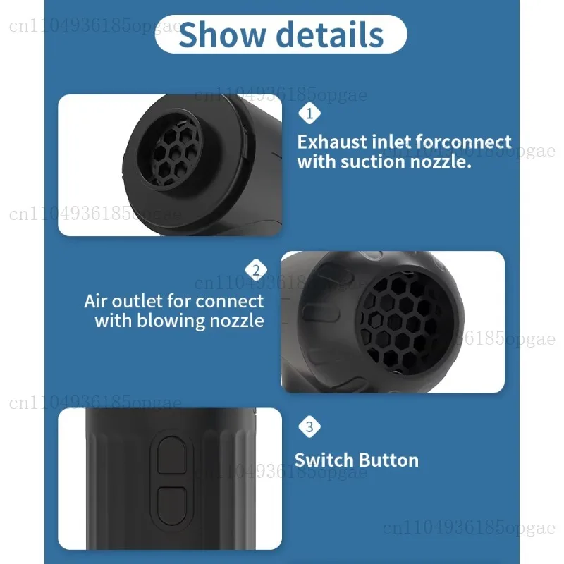 Cordless Battery Powered Mini Handheld Vacuum Cleaner HEPA Filter, Lightweight Portable, Family Car, Dry Function Cyclone