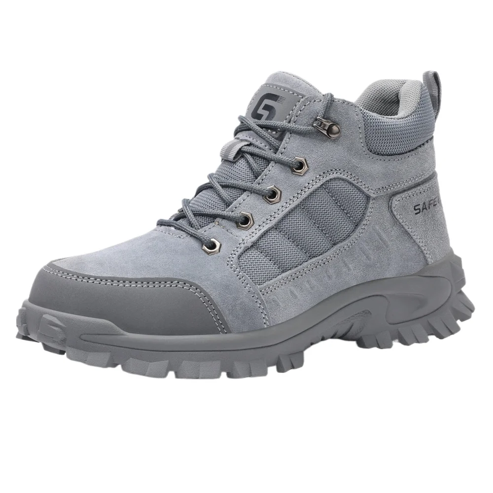 Zapatos de seguridad para el trabajo para hombre y mujer, zapatillas de trabajo ligeras antigolpes y antipinchazos, botas de seguridad protectoras indestructibles