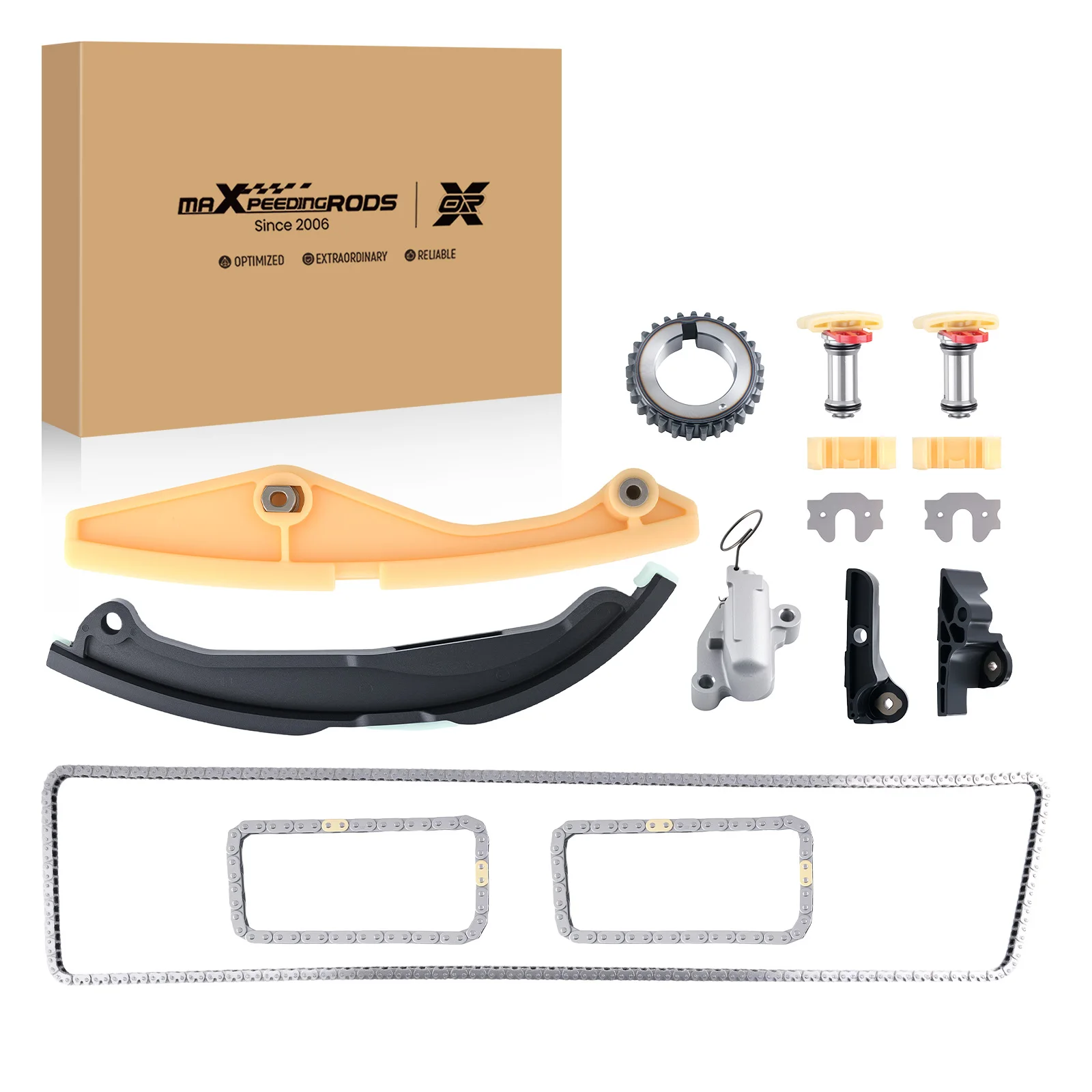 

Timing Chain Kit w/ Crank Sprocket for Ford Mustang Edge F-150 3.7L 2011-2013