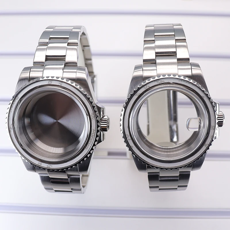 Watch accessories, mechanical strap for men, suitable for 40mm modified dial, 100m waterproof, suitable for NH35 movement