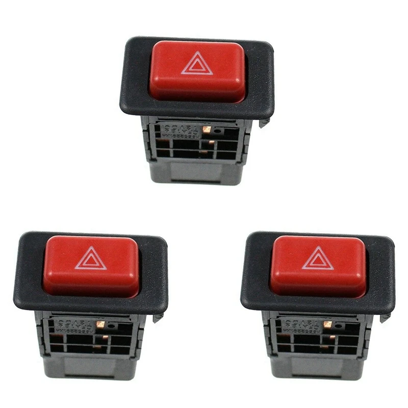 New3x MB652291 Hazard Warning Lights Switch Push Button For Mitsubishi Pajero Shogun MK2 1991-1995 1996 1997 1998 1999