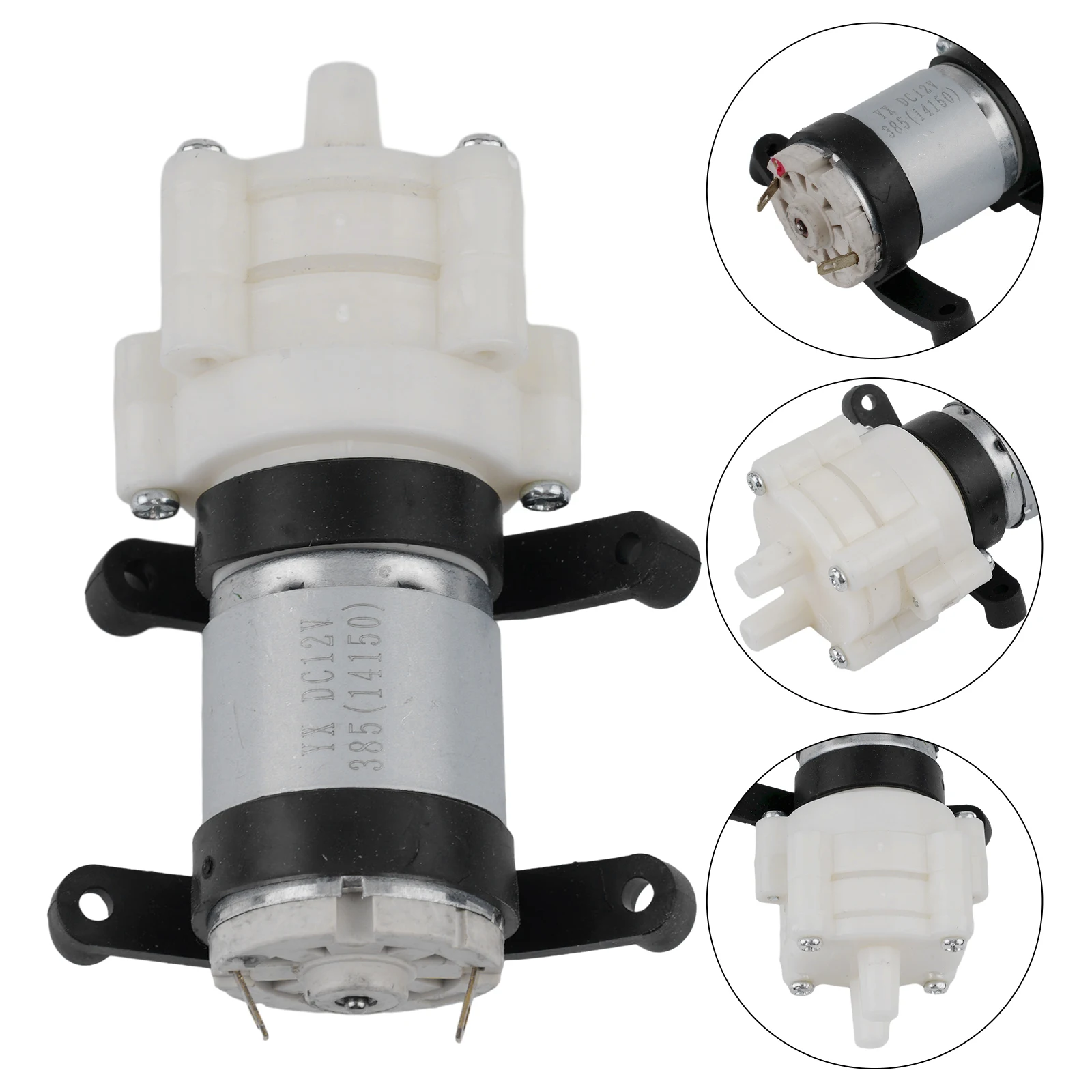 R385 Aquarium Fish Tank Circular DC Diaphragm Pump Aquarium Air Pump Accessories Industrial Hydraulics Pneumatics Pumps