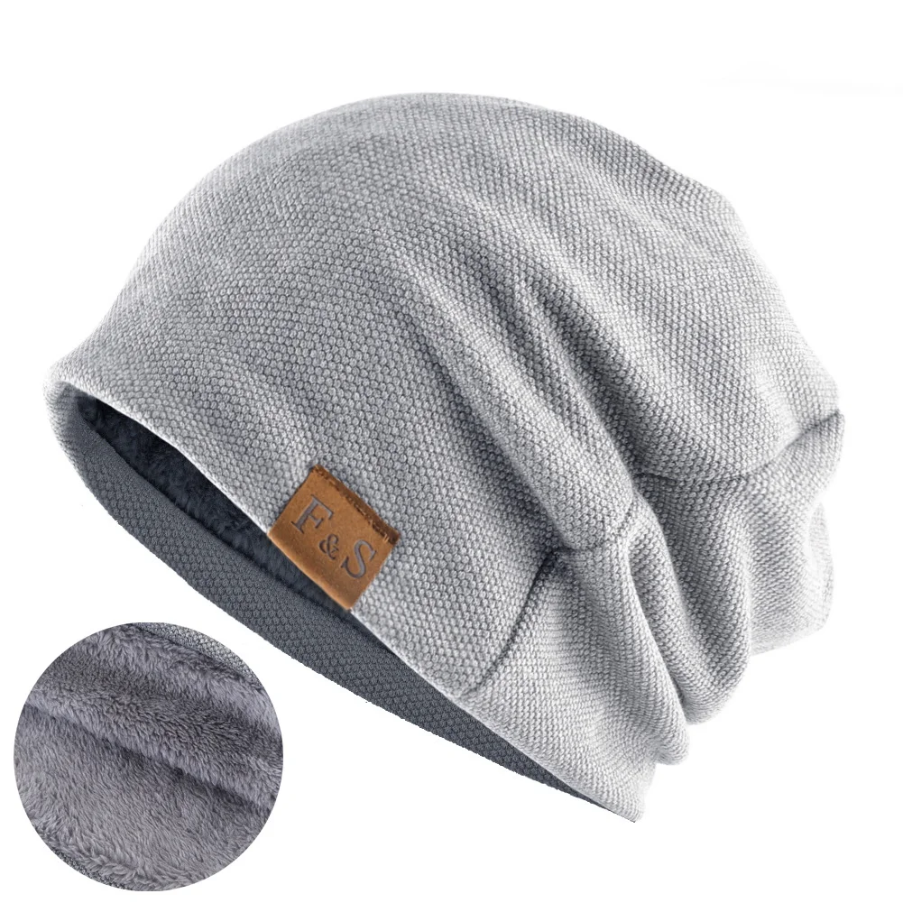 Nowy strój Unisex na co dzień czapki zimowe robione na drutach luźne czapki zimowe dodają futrzane ciepła czapka typu Beanie męskie i damskie