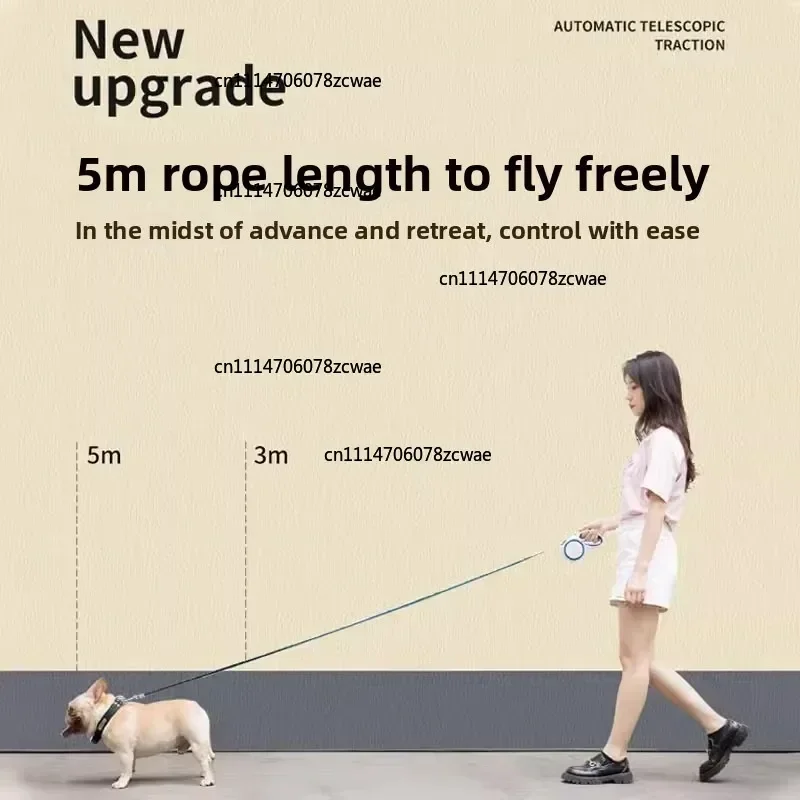 3m 5m Nylon Pet Dog Leash Automatic Retractable Extending Rope Puppy Walking Running Traction Roulette for Small Big Dogs Cats