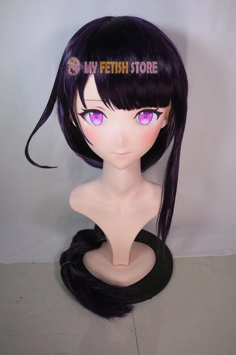 (NFD027) Personalizza Testa Completa Con Serratura Femmina/Ragazza Anime Giapponese Personaggio Dei Cartoni Animati Kig Cosplay Kigurumi Maschera Crossdress bambola