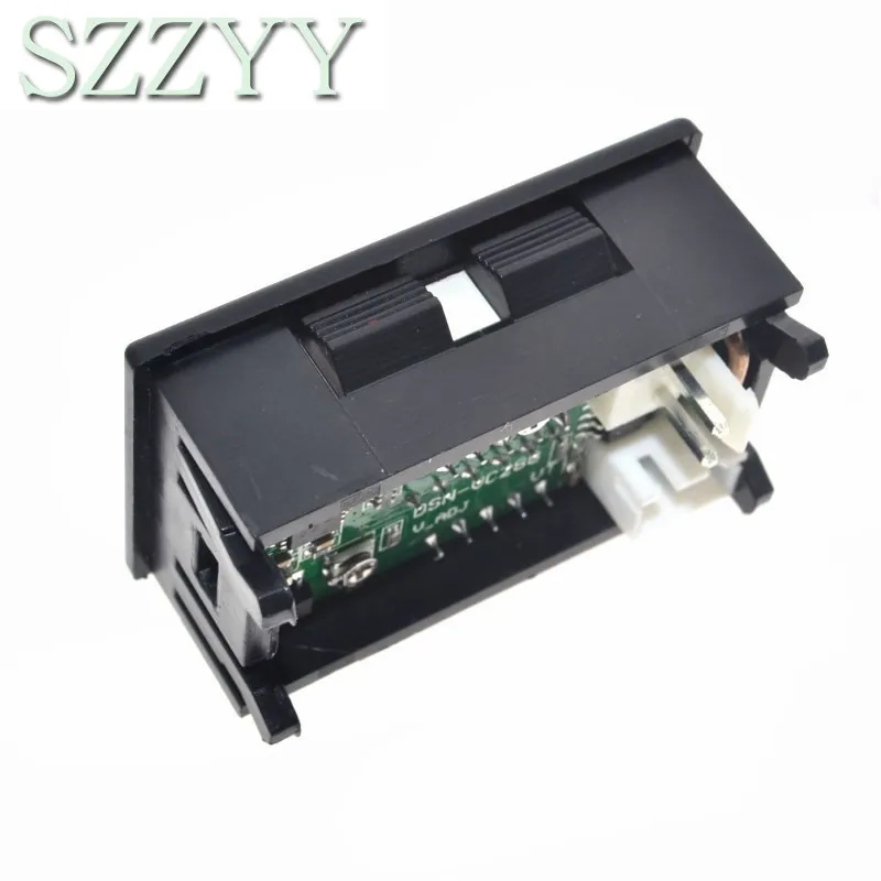 DC 0-100V 10A Digital Voltmeter Ammeter Dual Display Voltage Detector Current Meter Panel Amp Volt Gauge 0.28" Red Blue LED