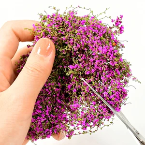 Lá bông thu nhỏ, lá rau, vật liệu DIY, cảnh quan vi mô, thực vật tường bố trí, bộ dụng cụ diorama phụ kiện 12 Bộ phận Diorama bán hàng chính - №11