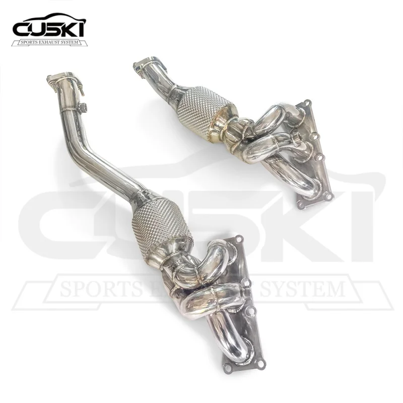 CUSKI Exhaust Conversion Parts Stainless Steel Car Exhaust Manifold for BMW 523 F10 N52 2.5/3.0 2009-2015