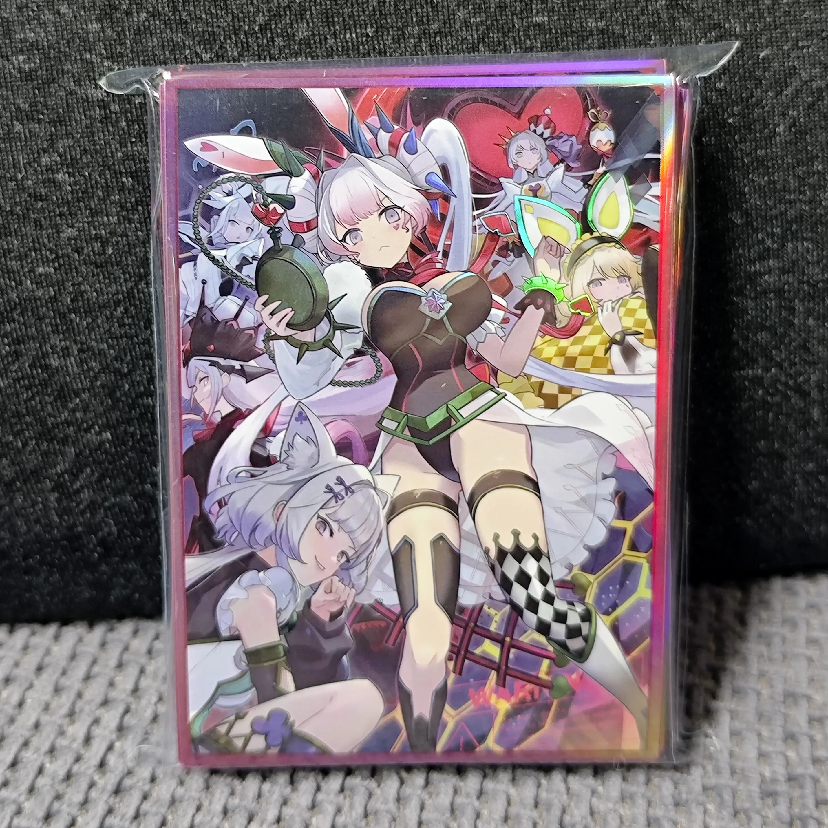 Yugioh M∀LICE Maliss P White Rabbit Card Sleeves Yu-Gi-Oh! TCG OCG Trading Cards Laser Shine Protector Case Cover 50pcs