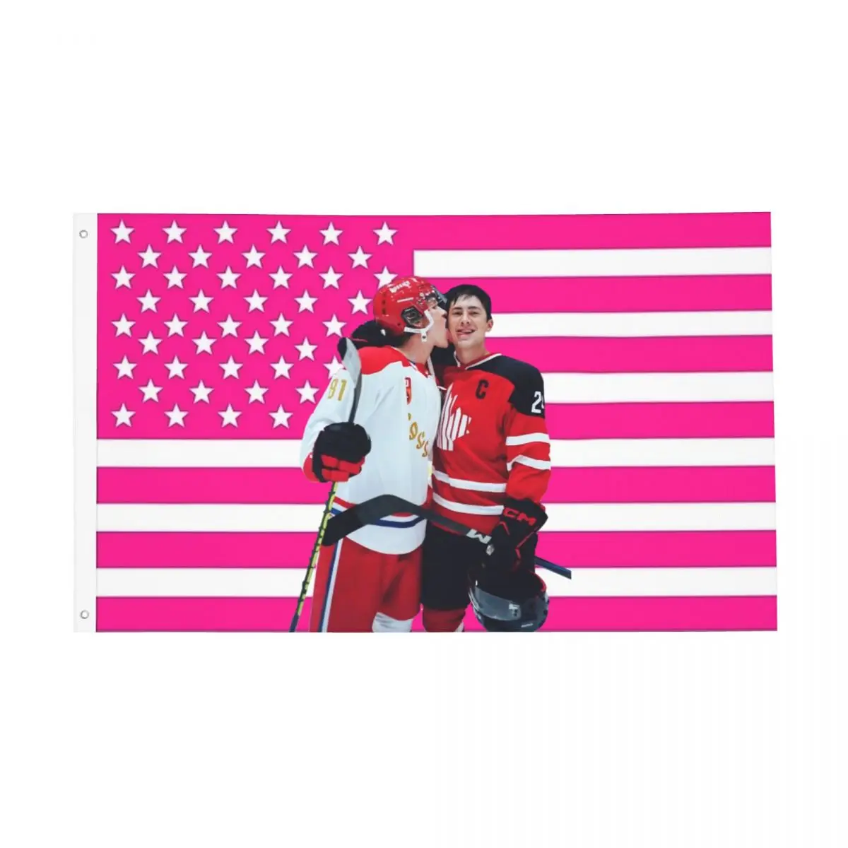 Heated Rivalry Kiss Flag Indoor Outdoor Banner Polyester Hockey Shane Ilya Decoration Double Sided 2x3 3x5 4x6 FT Flags