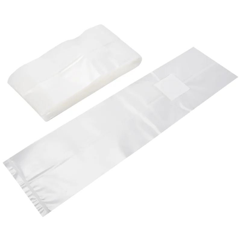 【HOT】50Pcs 10X20 Inch PVC Mushroom Spawn Grow Bag Substrate Hight Temp Pre Sealable Garden Supplies Grow Bags