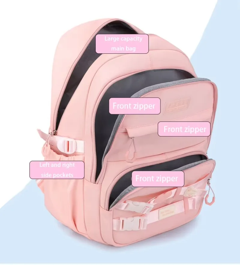 Mochilas con ruedas bonitas para niños a la moda, Mochilas escolares rosas con 6 ruedas de gran capacidad, Mochilas Con Ruedas Ninos