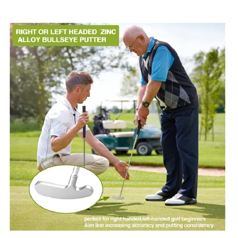 Removable Alloy Rod Two Way Golf Putter for Right or Left Handed Golfers Easily Use for Kids Adult