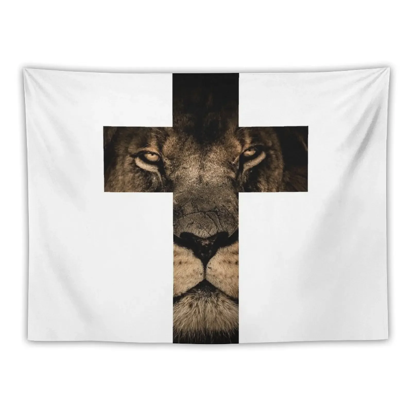 Christian Cross - Lion Tapestry Decoration Wall Home Supplies Tapestry