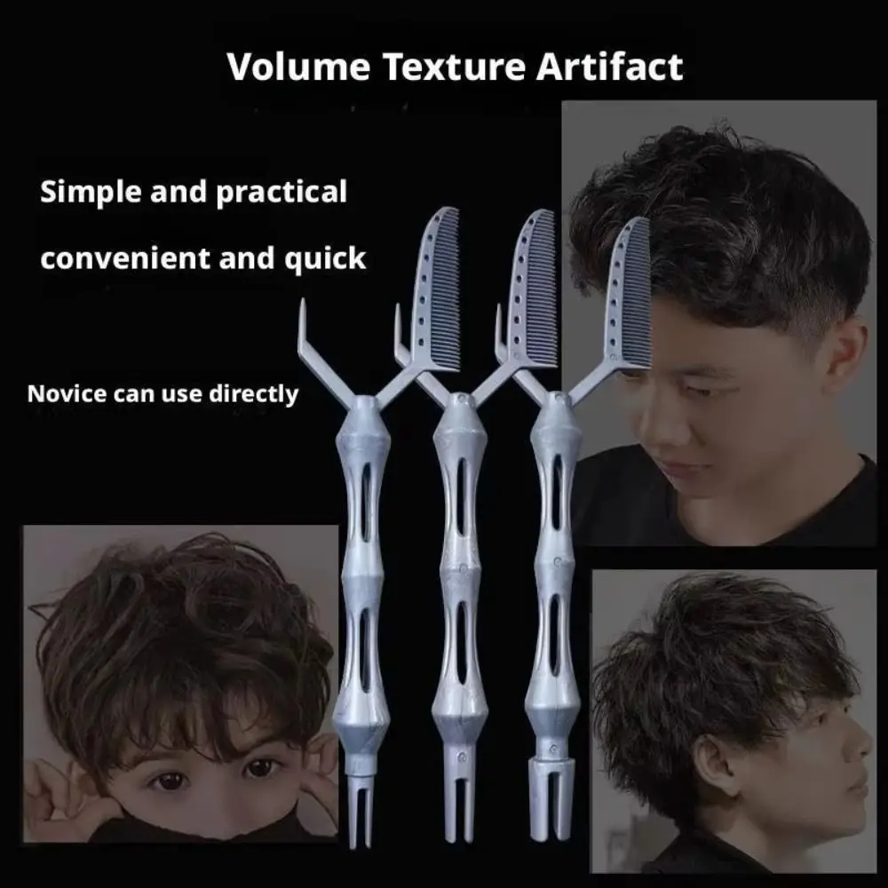 

Набор из 3 расчесок для химической завивки волос, пластиковые, серые, для укладки, инструменты для парикмахерских, аксессуары для парикмахеров