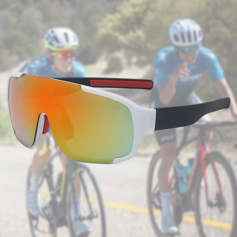 Oversized Biking Sunglasses Men Women Fashion Big Frame Sport Sun Glasses Male Fashion Cycling Eyewear Goggle