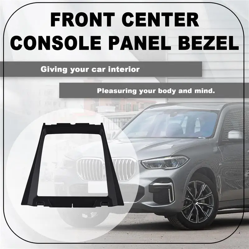 

ABNF!Front Center Console Panel Bezel Cup Holder Decorative Panel Bezel 51166956756 For BMW X5 X6 E70 E71