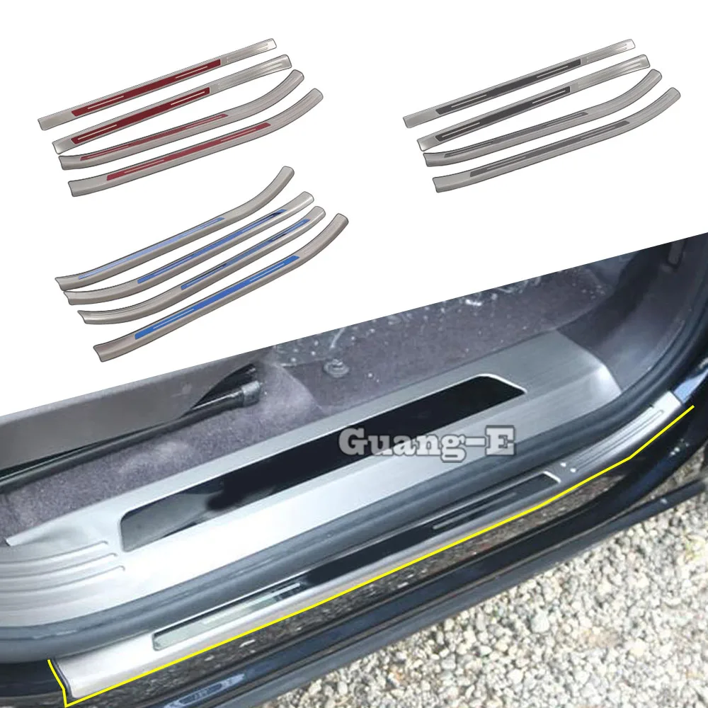 

For VW Volkswagen Teramont Atlas 2017 2018 2019 2020 Pedal External Door Sill Scuff Plate Cover Trim Threshold Strip Accessories