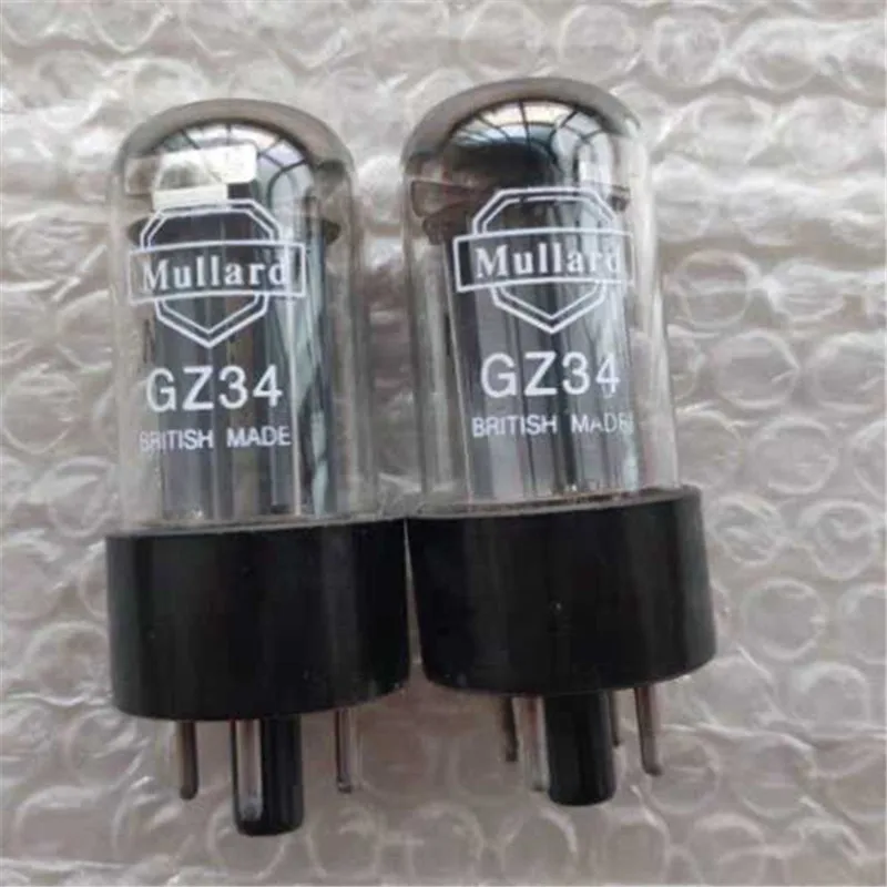 Tube redresseur Mullard GZ34, nouvelle génération, 5Z4P, 5U4C, 5AR4, britannique