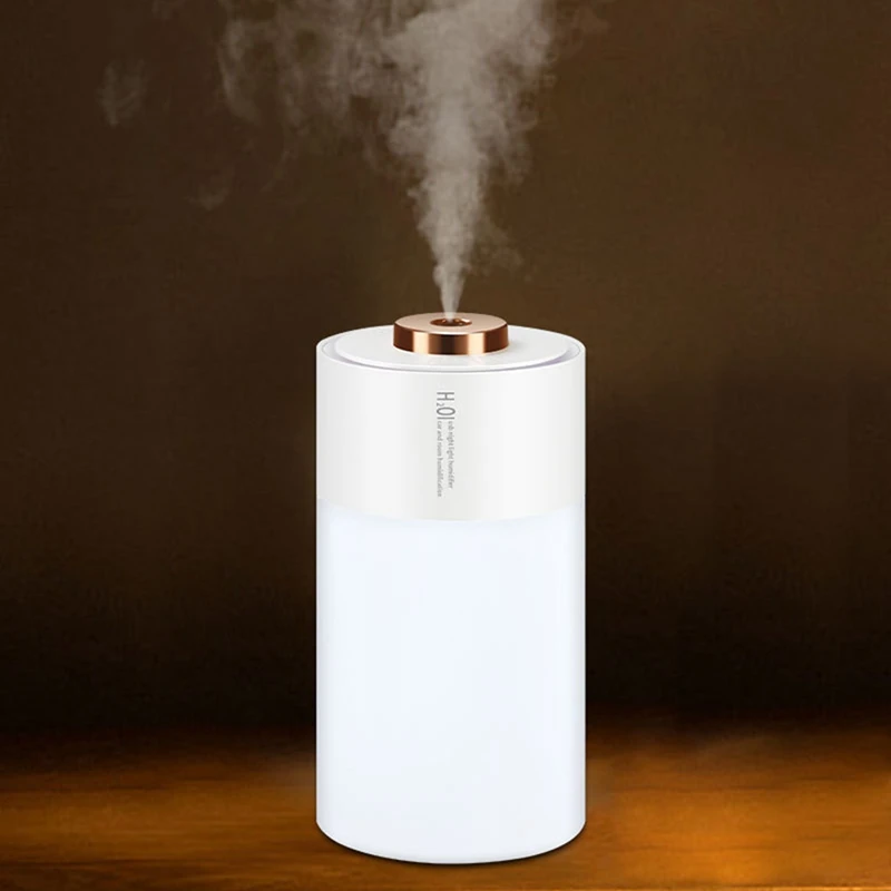 AD-300ML USB Silent Air Humidifier Gentle Night Light Aroma Diffuser Continuous/Intermittent Spray Can Work For Home Car