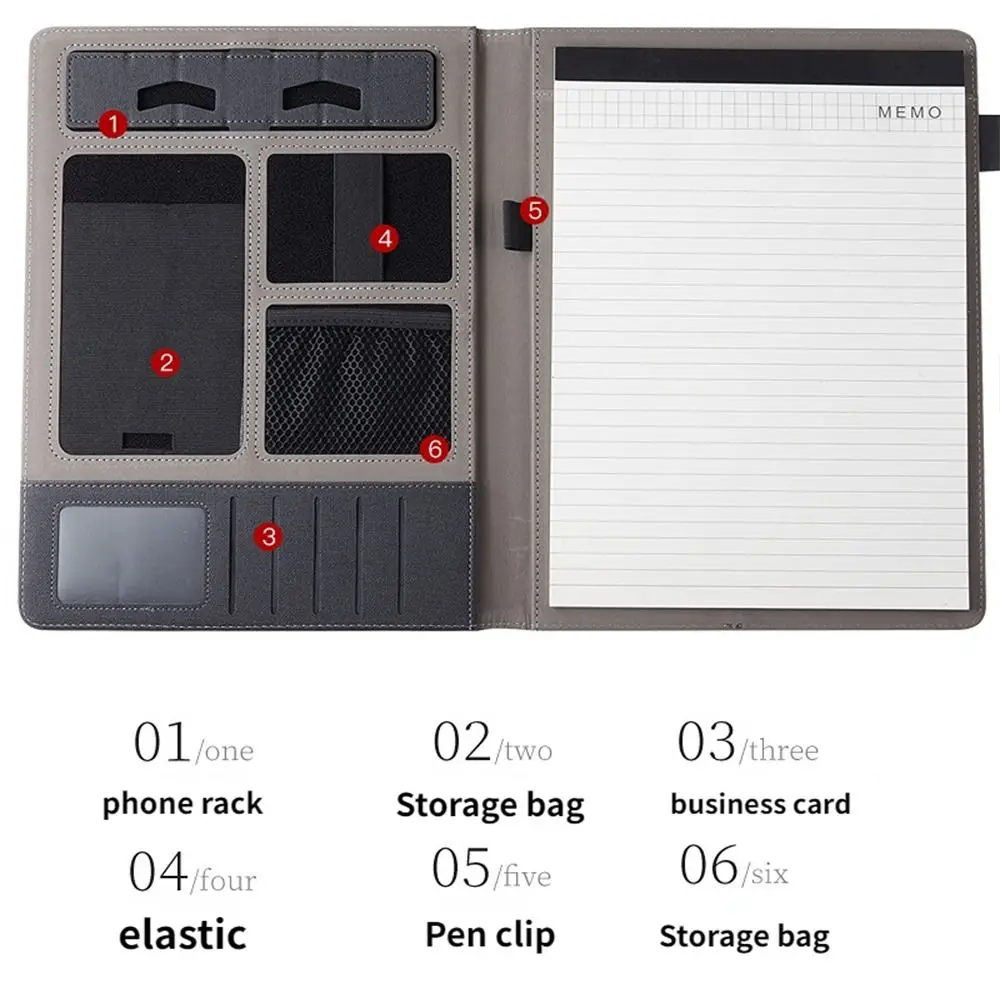 Negotiations Notepad A4 Conference Folder Contract File Folder Memo Clipboard Business Clipboard Paper Organizer Signature Board