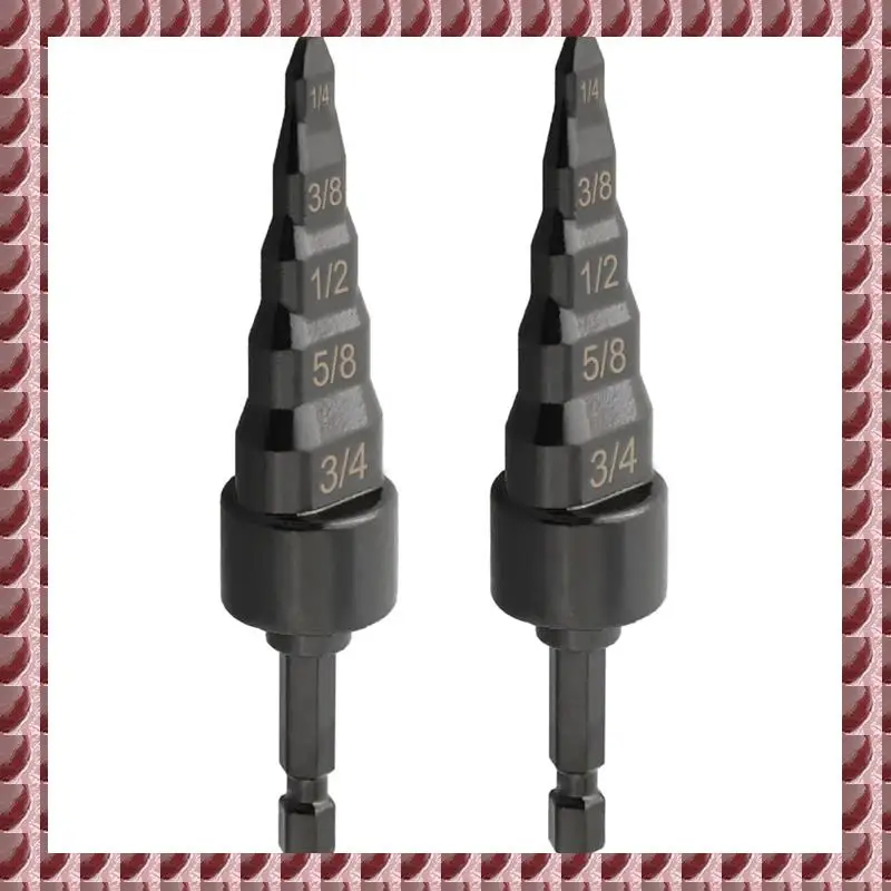 

A95G 2PCS Copper Tube Expander, 5 In1 Air Conditioner Copper Pipe Swaging Flaring Drill Bits Repair Tool