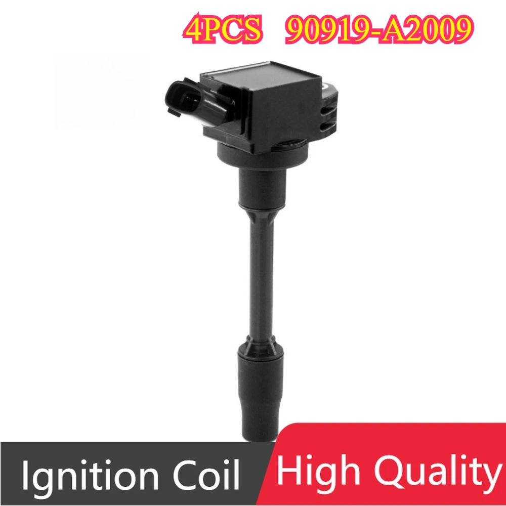 

4Pcs 90919-A2009 90919A2009 90919 A2009 Ignition Coils For 2018-2022 Toyota Camry Avalon RAV4 Lexus ES250 2.5L Auto Parts