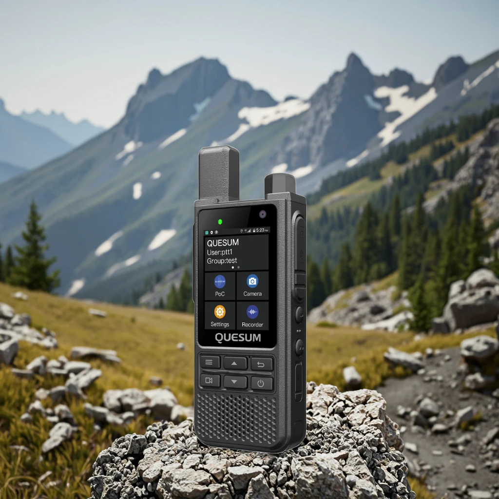 

QUANSHENG 2025 New Model MP70S 4G Smart PoC Water-proof Two-Way Radio Android System Walkie Talkie GPS