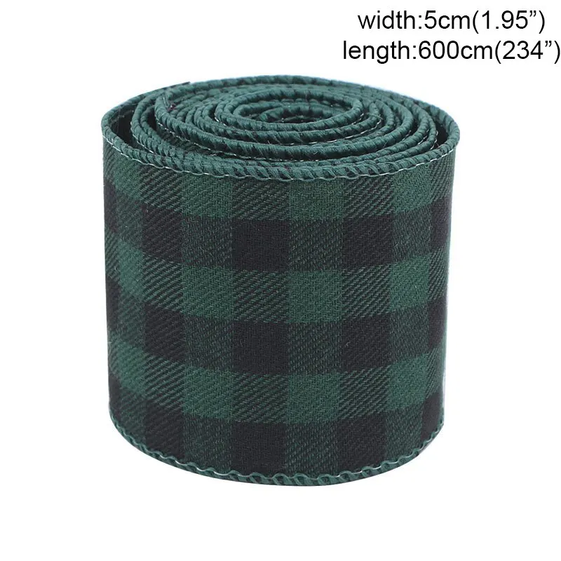 6 متر/لفة تقليد القنب الشريط شجرة عيد الميلاد شرائط عيد الميلاد إكليل جارلاند Bowknot الشريط لفة الكتان شعرية الشريط نويل نافيداد #5