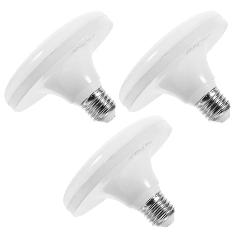 

3Pcs E27 High Power Flat LED Bulbs 220V Screw in Lighting Bulb Replacement Flat Light Fixture LED Lights for Bedroom