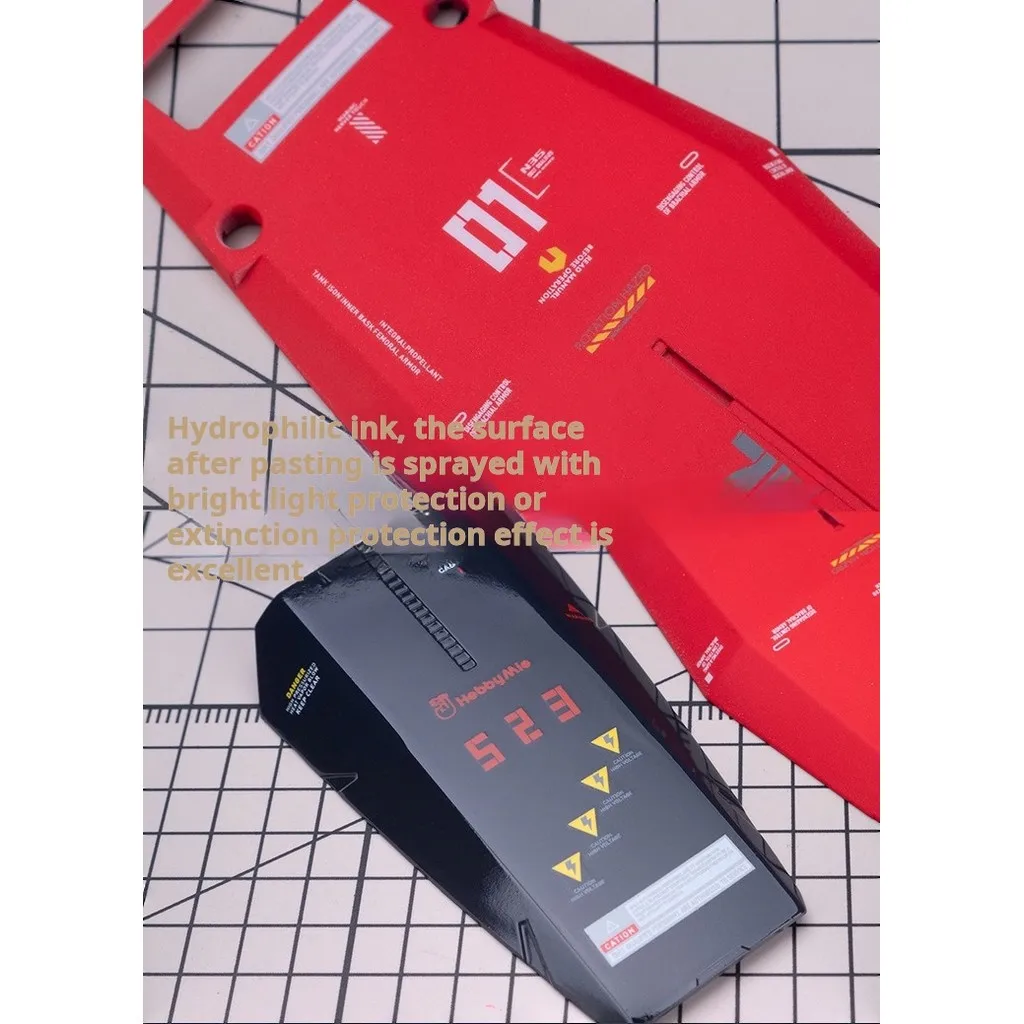 Hobby Mio VOL5 Modello Decalcomanie Simbolo digitale Adesivi per il trasferimento dell'acqua Tipo fluorescente per Gundam Modello militare Hobby Strumenti fai da te