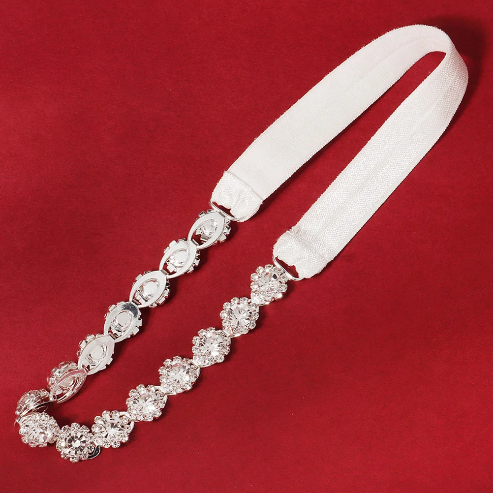 

Bridal Leg Garters Rhinestone Flower Elastic Bands Wedding Dress Accessory Decorative Thigh Ring Bridal Rhinestone