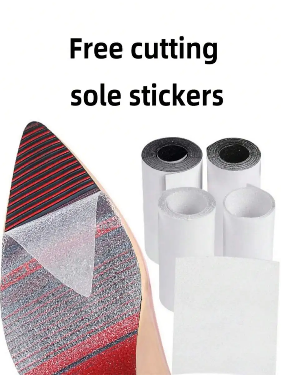 Shoe Sole Protector Anti-Slip Stickers For High Heels Sports Shoes Wear Resistant Trimmable Highly Adhesive image 5