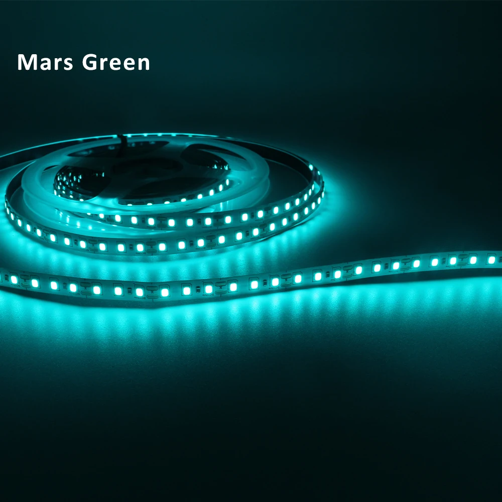 12V SMD2835 Strip Lights 5M 120Leds/m 8mm PCB Flexible Ribbon Warm Cool White Ice Blue Golden Yellow Marrs Green Stripe Lighting